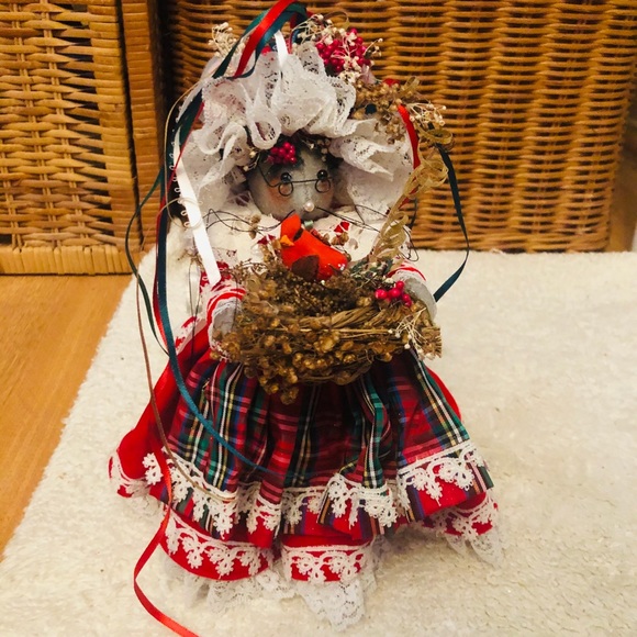 Vintage 80’s Christmas cottage core farm house mouse decor - Picture 12 of 15